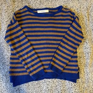⭐️ Zara Knit Striped Sweater Size Medium